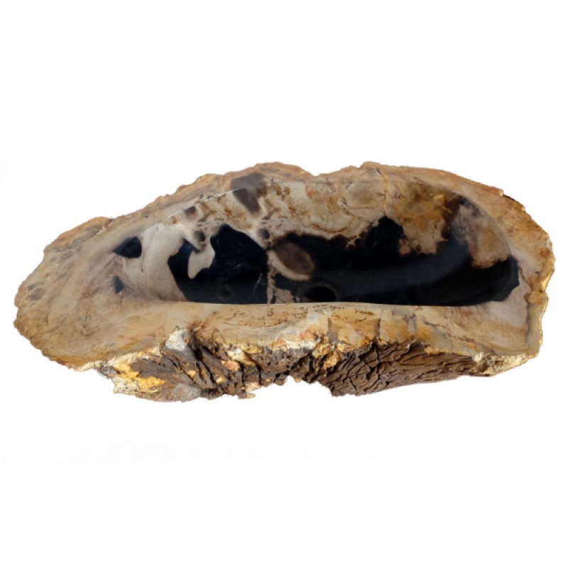 Natural Stone Vessel Sink - Petrified Wood