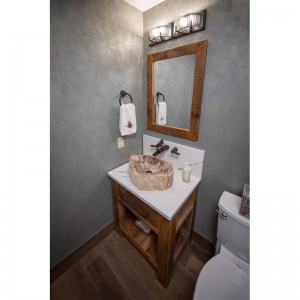 Natural Stone Vessel Sink - Petrified Wood